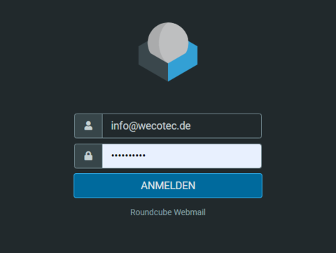 Loginmaske Webmail