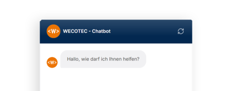 Chatbot für Ihre Website – Kundenservice automatisiert und immer erreichbar Symbolbild für Chatbot-Lösungen – digitaler Assistent für Websites
