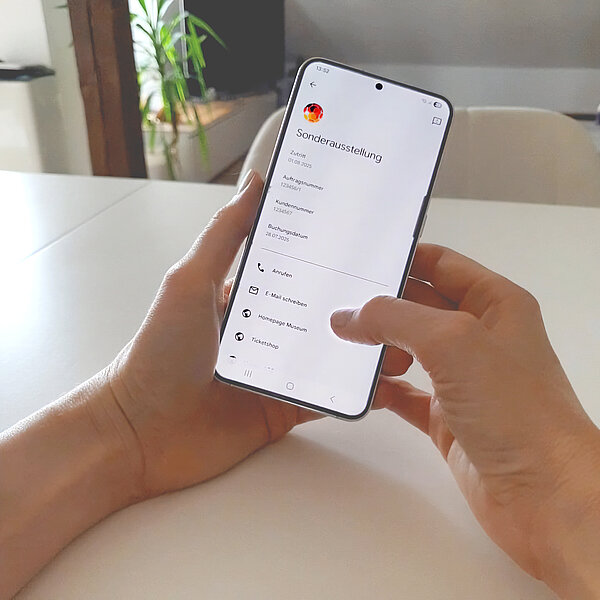 Android-Wallet des Deutschen Fußballmuseums in Dortmund