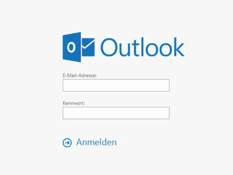 Login-Maske Outlook